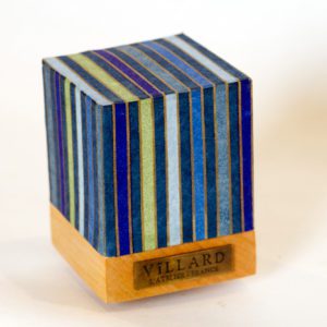 «Le P'tit Villard», photophore à bougie LED par l'Atelier Villard.
