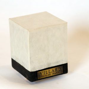«Le P'tit Villard», photophore à bougie LED par l'Atelier Villard.
