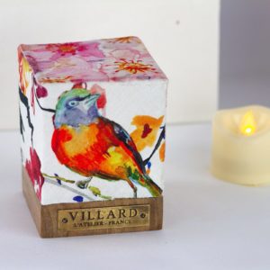 « Le P'tit Villard », photophore à bougie LED, par l'Atelier Villard.