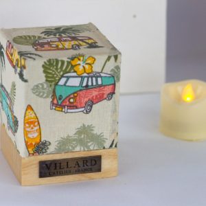 « Le P'tit Villard », photophore à bougie LED, par l'Atelier Villard.